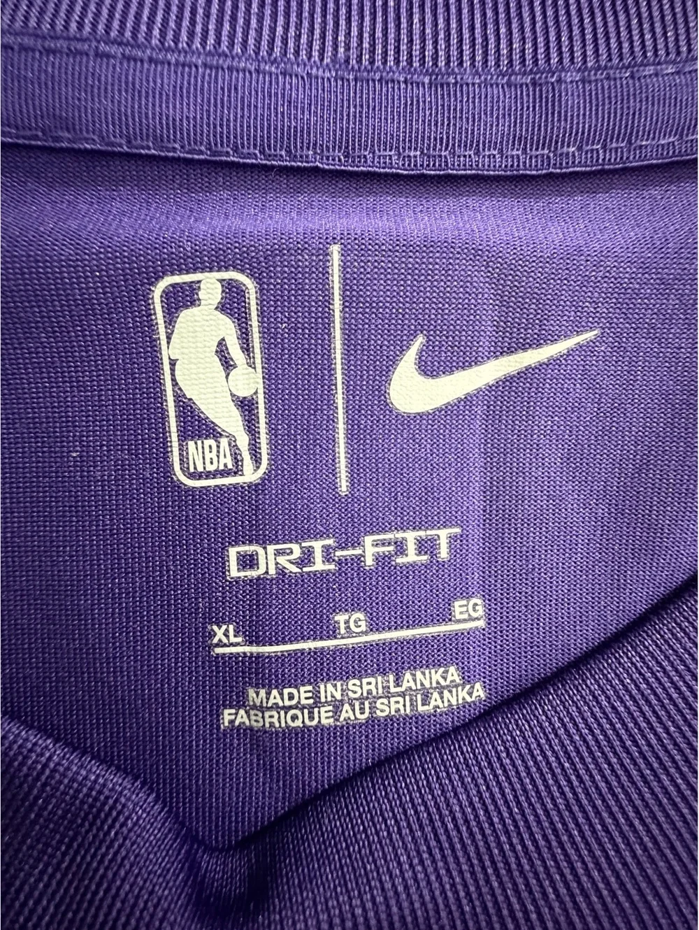 Nike Phoenix Suns purple long sleeve Dri-FIT shirt